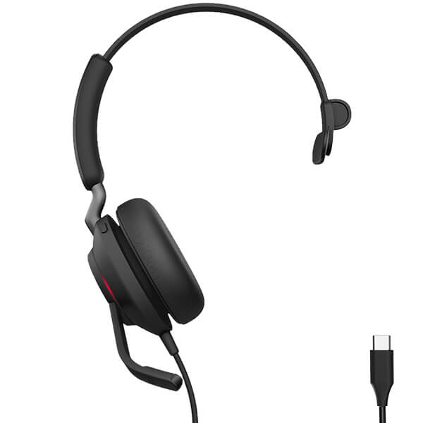 Jabra Evolve2 40 USBC UC Mono Headset 24089889899 Headset Store